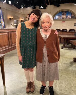 Kate Micucci Instagram - I’ll be on Night Court tonight! The Wheelers are back and I’m thrilled to play the child of Bob and June Wheeler! On a personal note, this was my first time working while still recovering from surgery. I walked onto the Warner Bros lot feeling so grateful I get to do the thing I love so much. Thanks to my dear friend @melissarauch for having me. And to the entire Night Court cast and crew for being so warm and welcoming. It was a true blast to get to be a part of this show. This episode is so funny and heartwarming. You won’t want to miss it! Check out #NightCourt tonight at 8pm on @nbc.