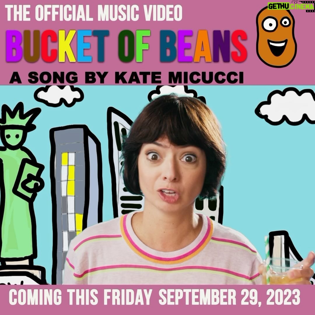 Kate Micucci Instagram - Out tomorrow! The music video for Bucket of Beans! 🫘 🫘 🫘