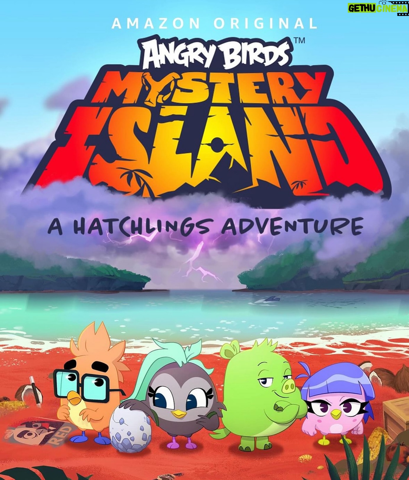 Kate Micucci Instagram - In less than one week, Angry Birds: Mystery Island will be out on @amazonprime! I had so much fun doing a voice on this show and I can’t wait for everyone to see it! May 21st! @eric_rogers_here @nasimpedrad @dom_monaghan_ @harveyguillen @titmouseinc @amazonkids