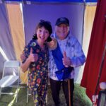 Kate Micucci Instagram - What a joy celebrating Bob Baker Day with the Grand Marshal…the incredible @sidkrofft! And then Sid’s friend @official_dick_van_dyke came by! Very cool to get a photo with two of my heroes. Happy Bob Baker Day! @bobbakermarionettes