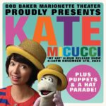 Kate Micucci Instagram - My album release show is happening on Sunday Nov. 5th at 4:30 at @bobbakermarionettes! It’s going to be a fun one! Bring the kids and your favorite hats! Hope to see you there! Ticket link in bio 🎩