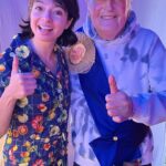 Kate Micucci Instagram - Starting off Bob Baker Day with a beautiful happy face!! LOVE @katemicucci Come see us!! #sidkrofft #bobbakerday #katemicucci