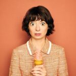 Kate Micucci Instagram - Such a fun shoot with @stephgirardphoto! Hair and makeup by @andiesleeman 🍦