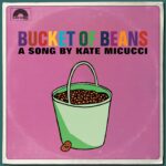 Kate Micucci Instagram - Bucket of Beans is out today! I wrote this song with my friend @iamstephjones. It’s a fun one to listen to while driving the kids home from school. Hope you enjoy it! Produced, bass, piano and guitar by @jakemicucci Engineering and back up vocals by @rachwhiiite Drums by Brendon Urie. Drawing by me and album design by @undeadguy.