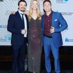Kate Miner Instagram - Our FreezeHD event honoring @jason_ritter was an huge success raising over 200k for families affected by Huntingtons disease! So much love to everyone who contributed and/or came out! @hdsanational (And thanks @gemelipower for lending me the most sparkliest dress for the event!)