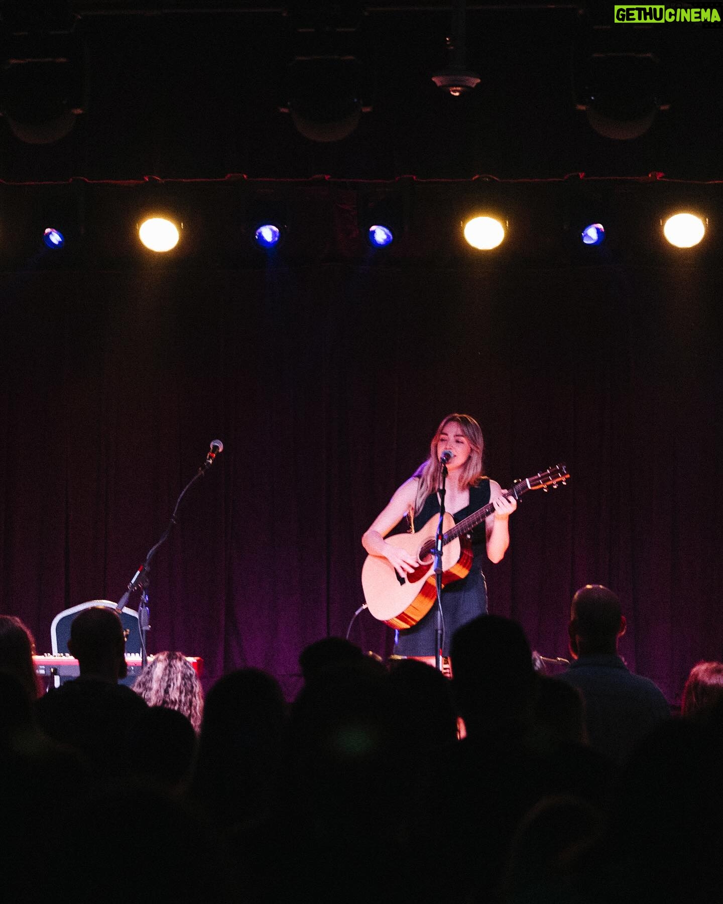 Katelyn Tarver Instagram - Nashville! Last night was so special. I decided when I booked this show that I wanted to try and play it solo. It was a big swing for me, and y’all were the perfect crowd for it. I was so nervous! But y’all had my back from the first song. Thank you for showing up (in scary weather!!!) to support me. I am so lucky. Swipe to last slide for the best homemade KT merch I’ve ever seen. All pics by @andybarron 🥹 And huge thanks to @canneryhallnashville for having me ❤️