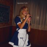 Katelyn Tarver Instagram – When I was a teenager, I had an album I was promoting, and it ended up taking me overseas to Japan to promote it over there. I performed at a bunch of gigs, but one in particular was at a maid cafe where they requested I wear a French maid outfit for the performance. The audience watched while sitting in school desks and the sound system was a boombox with a microphone held up to the speaker. It’s become one of those stories I tell at parties about my weird life as a teenage wannabe popstar, and now it’s the inspiration behind my newest song Japanese Cafe that’s out today. I used to be embarrassed about this time in my life, but writing this song helped me find a new appreciation for the girl in this picture.

Thank you @annikabennetttt and @jonnyshorr for helping me take this story and turn it into a song about identity and success and failure and self worth. 

This song means a lot to me. Hope y’all like it ❤️