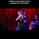 Katelyn Tarver Instagram – All fun and games to sing a song with your sister on stage until someone almost loses it @amanda.tarver
