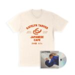 Katelyn Tarver Instagram – NEW MERCH ALERT! Today marks one month of Quitter! To celebrate, I’m printing some CD’s (I heard your cries) and a new Japanese Cafe T-shirt! How cute is this omg. Thank you so much for all the love you’ve shown me over the past month on this album. I’ve been so moved by your responses, and I hope these songs can continue to be a friend to you as you move through your own moments of uncertainty and personal growth and existential dread 😊