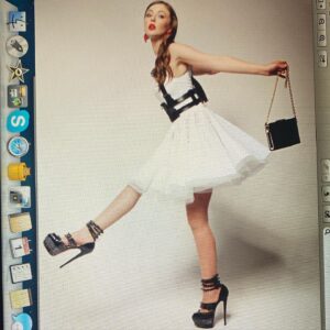 Katharine Isabelle Instagram - It’s Saturday night this is what I should be wearing #wearamask #stayhomesavelives

.📸 @mariomiotti 

.💄 @lizorazzi