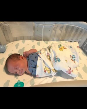 Katherine Bailess Instagram - Welcome to the world Miles Robert Flynn! Born July 3, 2023 at 7:17am. Weighing 8lbs 1oz and 19 inches long. Mom and Dad are beyond the moon in love! Miles is a true miracle. #julybaby #38weeksold #newborn #partyof3