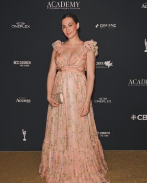 Katherine Barrell Instagram - Cinderella went to the ball… but The best part was coming home. 🐣🌷🥹

@thecdnacademy @vortex_prods #makingscentsoflove 👗 @fitzroyrentals @jesseikeman @christopher_giroux @annpirvu @papachills @seta.james