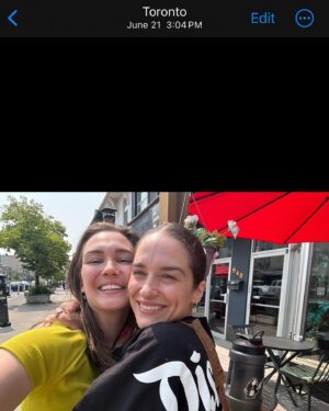 Katherine Barrell Instagram - How it started ➡️ How it’s going 🥰 @tubi @melanie.scrofano.officiel @blueiceafrica @blueicepictures