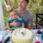 Katherine Barrell Instagram – Happy birthday to our favorite person!! Thank you for all the story times, bike rides, boo-boo kisses, dinosaur tea parties, support, encouragement, and LOVE. Ronin and I love you so much @raygalletti !!! NOW LETS eat “caaaakkkey”!!