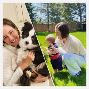 Katherine Barrell Instagram - With my babies 🥰. What a special day this was 🥹🥹🥹!! I hope you all enjoyed a weekend of celebrating, honouring and remembering all the  mothers and mother figures in your life. Also thinking of those for whom this day is particularly tough. I am sending a hug to your heart. 🌹