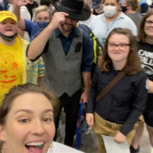 Katherine Barrell Instagram - Off to a great start… 🥴🫣😂 SUCH a fun day 1 at @galaxyconraleigh !!!
