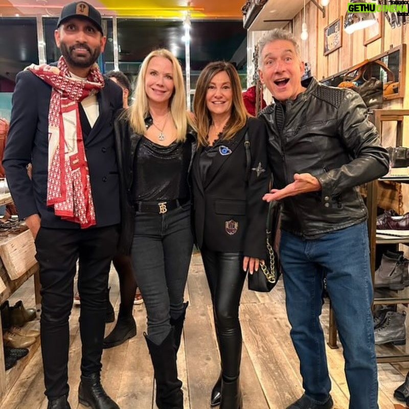 Katherine Kelly Lang Instagram - Our 4th Anniversay for our store @benheartbeverlyhills ! Thanks to all who came out to celebrate with us ! We really appreciate all your support!! It was a special evening ❤️❤️❤️ And a special thanks to my honey @dom472522 who works the store day in and day out to keep it thriving! And thanks to @briannad_1 and @rubiacruz_ who work so well with us and who have huge hearts for the store and our clients🥰 #beverlyhillsboutique #benheartbeverlyhills