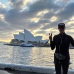 Katherine Kelly Lang Instagram - Sydney is a beautiful city! I took these photos on my run at 6:00 am this morning. Streets were empty and quiet. So peaceful and pretty! #sydneyoperahouse #sydneyharbourbridge