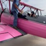 Katherine Kelly Lang Instagram - Oh my goodness!! I still can’t believe I did this!! Flying in a World War 2 plane and doing all the stunts😆😎 I was holding on for dear life😂 Thanks Shannon for the wild ride. You are such an AMAZING pilot!! #worldwar2 #worldwar2planes at @rotrla #louisiana Thanks @hayley_bert for the videos!