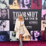 Katherine Kelly Lang Instagram - It was such a treat to go to the world premiere of Taylor Swifts documentary. It was fantastic! I was very impressed with her performance and she is so genuine and down to earth👍❤️💃🥰#erastour #taylorswift #tstheerastourfilm #thegrovela hair by @stephpaugh styled by @jeresa_featherstone