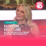 Katherine Kelly Lang Instagram - We all LOVE Brooke on @boldandthebeautifulau so we were thrilled to have Katherine Kelly Lang right here on the desk today ❤️ #boldandthebeautiful #kkl #katherinekellylang #studio10