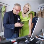 Katherine Kelly Lang Instagram - Backstage @impero_couture 👯 sneak peek of what we are shooting! Always so wonderful working with Luigi and his team! And @ashleyaubra and I are having a blast! @aulettaluigi #italy🇮🇹 #imperocouture