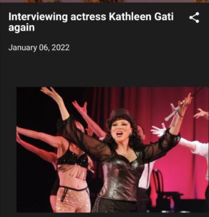 Kathleen Gati Instagram - A fun interview I did this week! ❤️https://carlosmiguel87.blogspot.com/2022/01/interviewing-actress-kathleen-gati-again.html?m=1