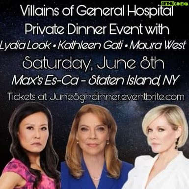 Kathleen Gati - 416 Likes - Come join three Villains of #GeneralHospital June 8&9! #maurawest #lydialook Kathleen Gati General Hospital We party! We laugh! We share stories!š±š¤Ŗā¤ļøTickets available at: UncleVinniesComedyClub.com