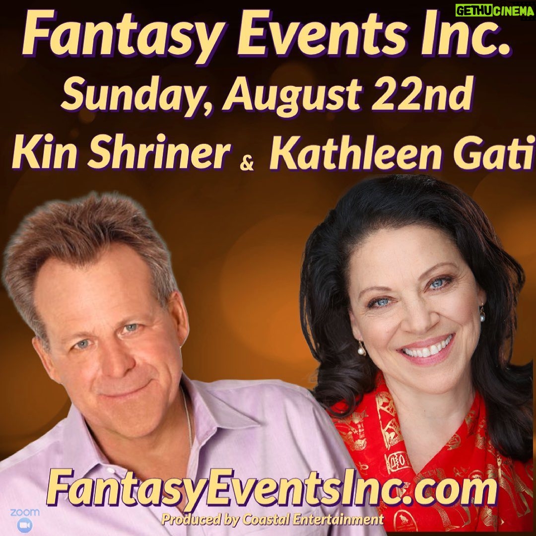 Kathleen Gati - 679 Likes - Come join us for some gossip and fun! And bring your hungry questions for @kinshriner and me! https://www.eventbrite.com/e/love-is-in-the-air-kin-shriner-kathleen-gati-on-zoom-sunday-aug-22nd-tickets-153886890833