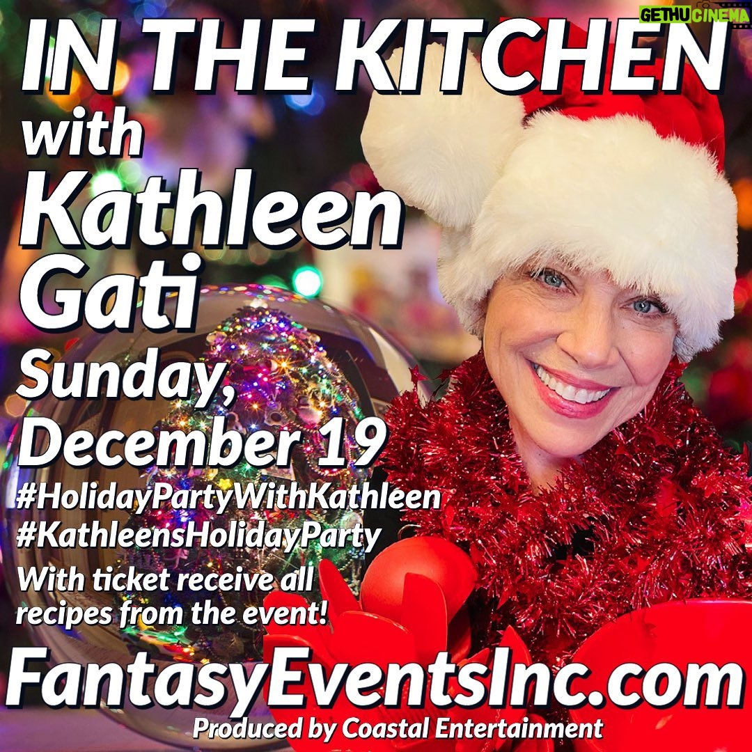 Kathleen Gati - 480 Likes - Come join me for a holiday party on Zoom December 19! We bake, we sing, we talk, we laugh, we celebrate!! ā„ļøš
š½š¤¶š #holidayseason #holidaycookies #holidays #zoom #christmascookies #chanukahrecipes #fantasyevents #lovefood #food #fun ā¤ļø