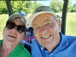 Kathleen Madigan Instagram - Lost my life long fishing guide this week. Grateful I was with him the night he passed. I’d say #RIPdad but he hated resting. .
.
I love you, Dad❤️.
.
#gohavefundad #gofish #gogolf #hitemstraight #gogamble #loveyou