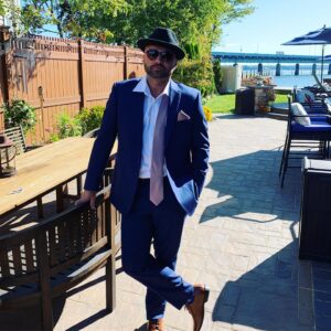 Kathrine Narducci Instagram - @ligz83  looking  good Nicky ligz  looking dapper for cousin ryan’s weddding today @ligz83