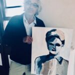 Kathrine Narducci Instagram – When someone you love and admire  has your painting ❤️ #robertdeniro .  #art #artist #artistsoninstagram  #actresslife #painting #instagram