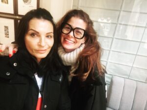 Kathrine Narducci Instagram - Yeah we blend @therealdebramessing and myself The two woman of the movie “The Wise Guy’s “. Both of us born and raised New yawker’s filming in Ohio . I couldn’t find a better partner ! Xo 😘 #movies @wbpictures @warnerbrosentertainment