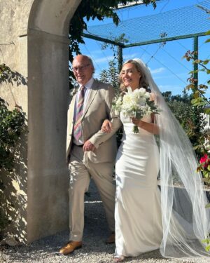 Kathryn Thomas Instagram - The most amazing trip has come to an end but it’s only just beginning for  @linthomasie @colmpower and baby Lily. Here’s to a lifetime of love and happiness. Love you guys xx