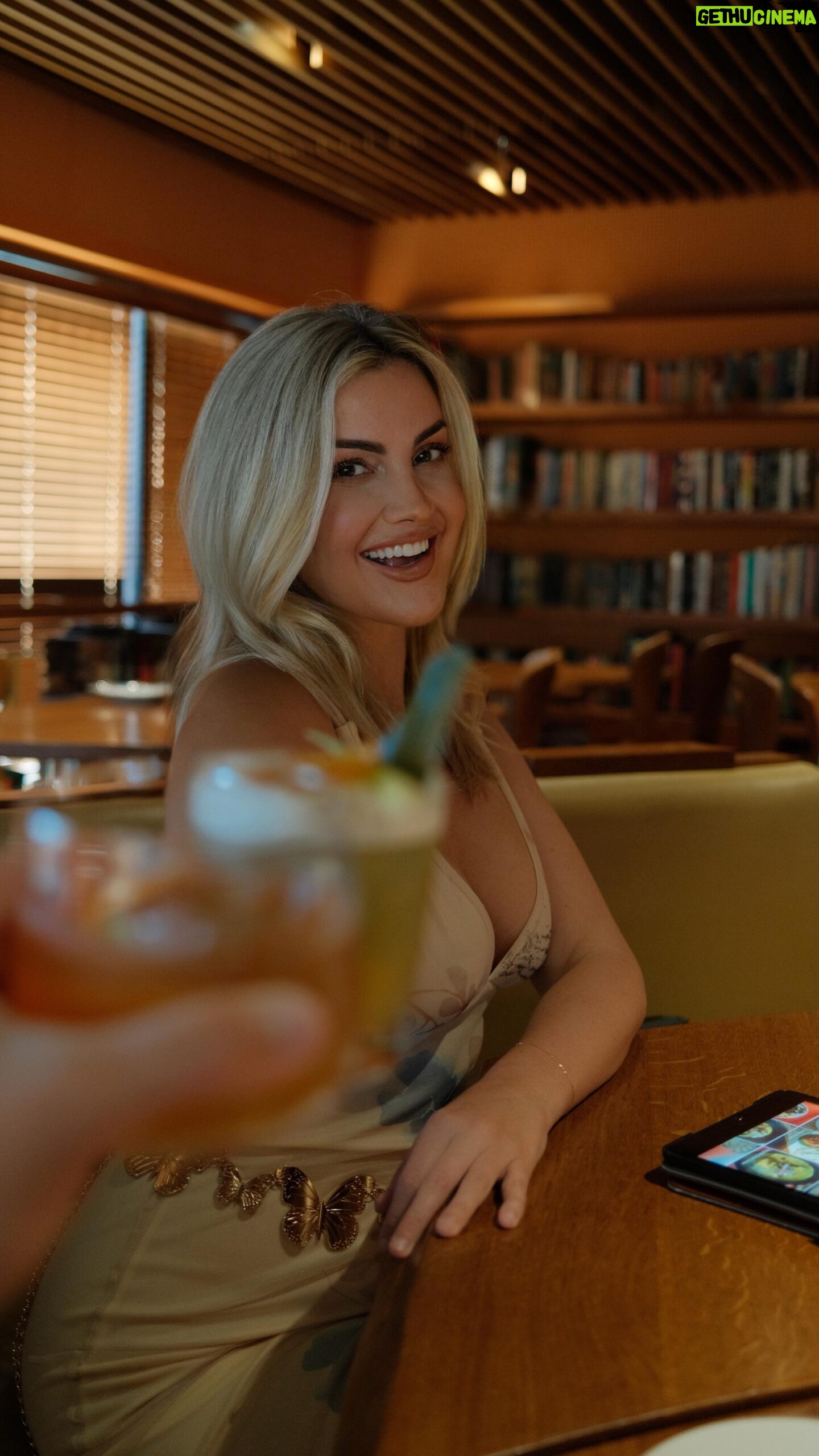 Kathryn Dunn Instagram - a date night at @windmillsbrewery 🥰🍻🫶📚 what I ate👇 🍹 The Haka - a Tiki cocktail with citrussy bright tequila, subtle notes of vanilla and hints of butterscotch, cola, and dried fig (Alex had the “Smoking Barrel” 💨🥃) 🥘 Fennel & Cumin Crusted Scallops - PERFECTLY COOKED queen scallops with fennel & cumin crust habanero buttermilk sauce 🍗 Hot ‘n Sweet Guava Chicken - sweet and spicy guava-marinated tandoori chicken 🍤 Seafood Moilee - Rainbow trout, shrimp, casava podimas, I WANT TO BATHE IN THE MOILEE SAUCE it was so good