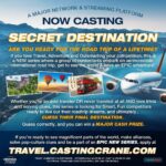 Kathryn Dunn Instagram - I’m back casting another show 🎬😎 and this one is for Travel Lovers! ✈️ NOW CASTING AN EPIC ROAD TRIP ADVENTURE for a MAJOR NETWORK!  Board a mystery flight.. Travel to International Destinations and compete to win a MAJOR cash prize… . Tag someone fun, outgoing and adventurous! Looking for ALL AGES 18 Singles, Moms, Dads, Grandparents even! ALL TYPES!