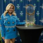 Kathryn Dunn Instagram - SMILE if you’re world series champs 😁🏆⚾️ 🌟 use my code KATDUNN to get 20% off select home games this season! 🎟️ @rangers
