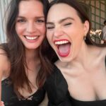 Kathryn Gallagher Instagram - remember when jenn and I did a show together? we aren’t doing that again but we went to a beautiful dinner last night with @manoloblahnik and had the best time ever ♥️