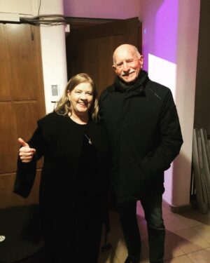 Kathy Kelly Instagram - Heute Abend in Bielefeld böschte Besuch von Promi Big Brother gewinner#wernerhansch#untereinemhimmeltour2023#jayalexander#kathykellyofficial#kellyfamilyofficial