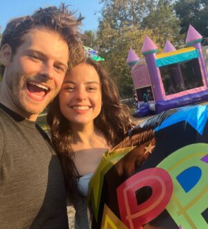 Katie Sarife Instagram - Had a killer day 🔪👸🏻 celebrating a milestone birthday with amazing people. (Saturday) I feel so so loved!!!! Here’s to a life that keeps getting richer and richer and to never getting too old for a bouncy house. 

Thank you all for the birthday wishes and for making this a special one. 💕 (last slide. Random child enjoying the princess party with supervision of course 😆)