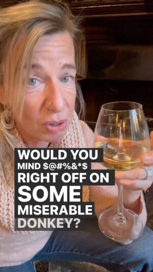 Katie Hopkins Instagram - You want to ban large wine glasses? Would you mind f*cking right off?