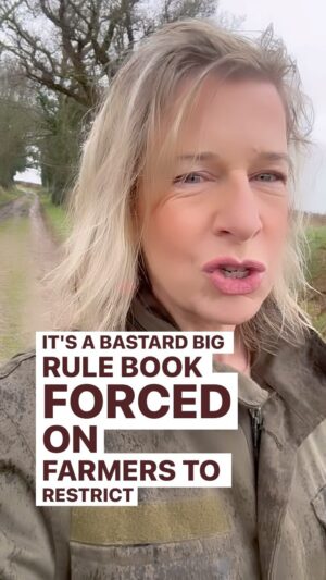 Katie Hopkins Instagram - Katie Hopkins: SUPPORT FOR FARMERS - “Sustainable Farming Scheme? BULLSHIT. Designed to wipe farmers off the land.  @nfucymru_wales @nfulife #farmer #farmerlife
