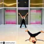 Katie Leung Instagram - XX #Repost @artyfroushan with @get_repost ・・・ 🤸🏻‍♂️We’re just getting warmed up🤸🏻‍♀️#WhitePearl #ShadowsForArms #LegsForLegs