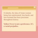 Katie Leung Instagram – #Repost @i_weigh with @get_repost
・・・
A topic that isn’t talked about enough 👉 “Being ‘into Asians’ is not a personality trait. This obsession has roots tracing back decades, and touches on issues of exoticism, patriarchal standards of femininity, as well as modern projections of standards due to pop culture. All of these have caused issues, some more detrimental to Asians than others.” Guide and quote from @dearasianyouth, illustrations by @nicole.nnguyen  #iweigh #asianfetishization #activism