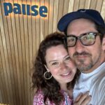 Katie Lowes Instagram - Huge shout out and thank you to @_pause.studio_ for helping @shappyshaps and I celebrate our 11 year wedding anniversary last week! Adam LOVED the cryo chamber (I ran out screaming at about 45 seconds) and we both LOVED the salt pods and cold plunges/saunas! Can’t wait to take a pause again and go back asap. Scroll through to see @shappyshaps and I on the day 6/23/12 ❤️❤️❤️