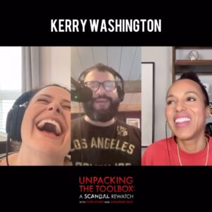 Katie Lowes Instagram - It really is a shame we couldn’t have had more fun with @kerrywashington on this weeks episode of #UnpackingTheToolbox a #scandal re-watch podcast! WE LOVE YOU KERRRYYYYYYYY @shondaland @iheartpodcast