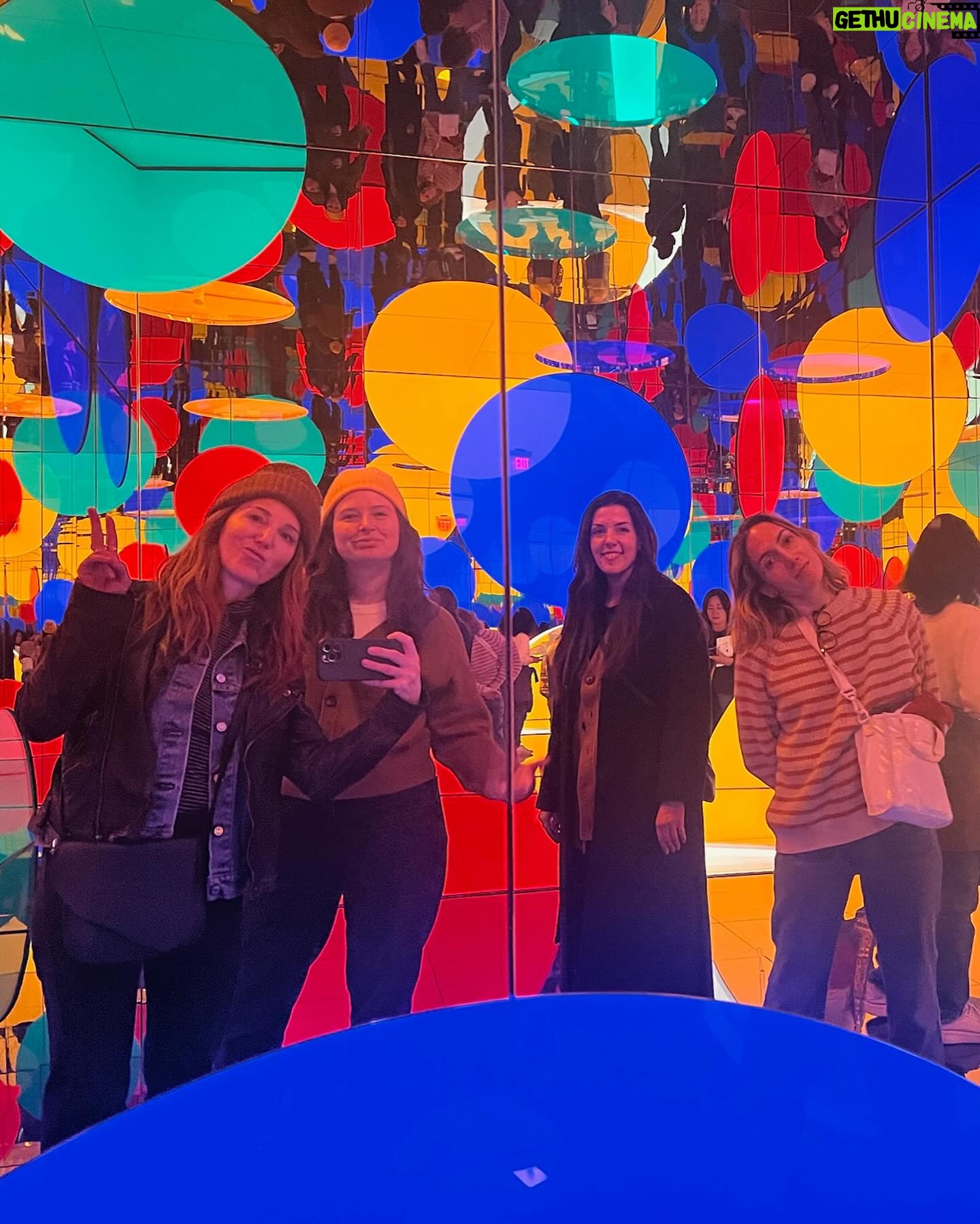 Katie Lowes Instagram - Do things that light you up!! We took a short but much needed girls road trip to San Francisco, where we filled our souls with theater, beautiful art, and laughter. If you find yourself in the Bay Area, you absolutely have to check out the @claremonthotel (it’s a @fairmonthotels hotel, so you KNOW it’s going to be enchante), and run don’t walk to see Cult of Love at @berkeleyrep such a stunning production written by our dear friend #leslyeheadland . And definitely don’t miss @yayoikusama_ at @sfmoma 💫 Art for the win! . . . . . @howelltalentrelations #theater #artgallery #girlstrip #adventuretime #museum #ClaremontHotel #StayIconic #InTheHills