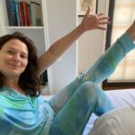 Katie Lowes Instagram - Rocking my fave tie dye PJs all day today! Proud to spread Oscar's magic in support of @OscarsKidsAmerica and desperately needed pediatric cancer research! Text OSCAR to 50555 to contribute a $10 donation or visit https://oscarskids.org/ to learn more/contribute a donation to Oscar's Kids America and the work they're doing to help raise funds for terminal childhood cancers. #OscarsKidsPJParty Ps. Thank you @melissarauch for teaching me about this incredible organization and cause ❤️