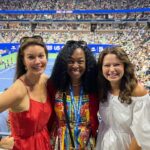 Katie Lowes Instagram - Who knew?! I love tennis so much. Some of the most fun I’ve ever had. Mom, I get it now. #USOpen p.s. Adam’s outfit 😂